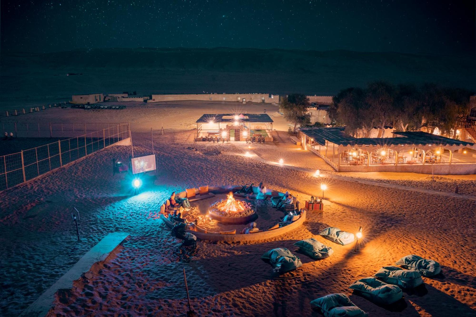 Thousand Nights Camp Hotel Shāhiq Eksteriør billede